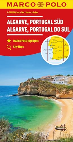MARCO POLO Regionalkarte Algarve, Portugal Süd 1:200.000 von MAIRDUMONT